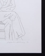 signed David Hockney print