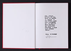 David Shrigley signed limited edition book