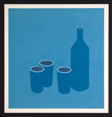 bottle and cups patrick caulfield