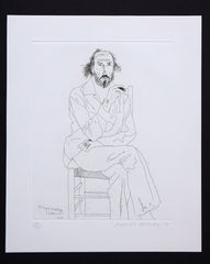 portrait of Richard Hamilton David Hockney 
