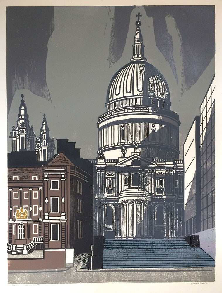 St Pauls Edward Bawden linocut