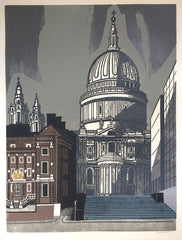 St Pauls Edward Bawden linocut