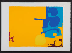 Blues Dovetailed in Yellow patrick heron