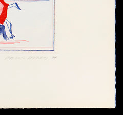David Hockney signed print