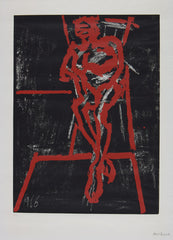 Frank Auerbach Seated Figure 1966