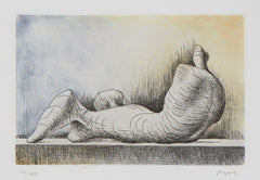 reclining figure back henry moore