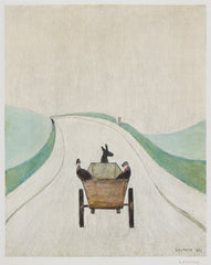 Lowry The cart signed print