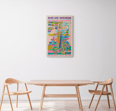 Paolozzi print on the wall