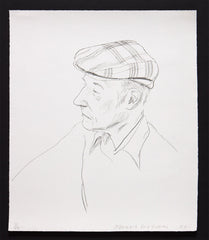 William Burroughs print by David Hockney