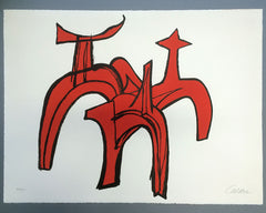Alexander Calder Red Horse Print