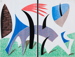 David Hockney Diptychon