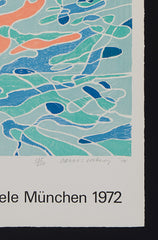 David Hockney pencil signature olympic