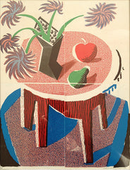 david hockney Flowers, Apples and Pear on a Table