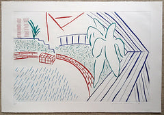 Hockney My Pool and Terrace 1983