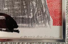 David Hockney Mullholland Drive signature