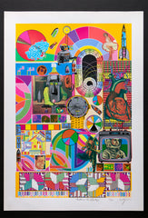 Eduardo Paolozzi print BASH yellow