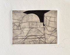 Paros with Balcony (variation with hand colouring)