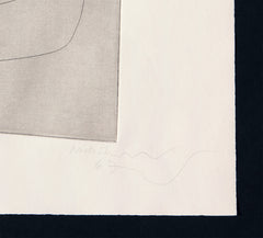 Ben Nicholson signed print in pencil on sale