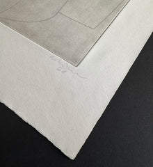 Ben Nicholson signature in pencil 1968