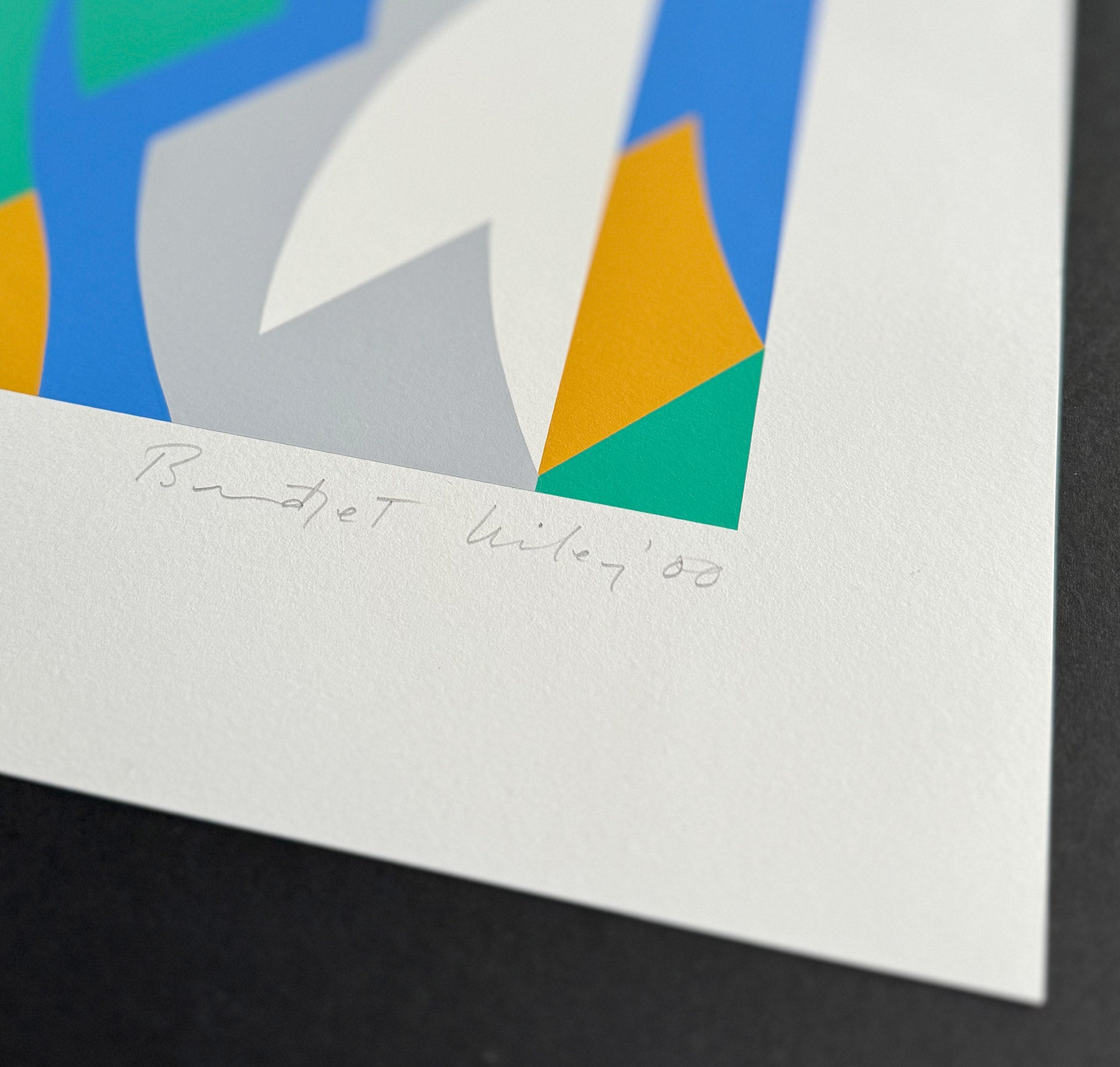 Judith Riley Autograph Bridget Riley: Start (2000) Signed Print for Sale – ModernPrints.co.uk