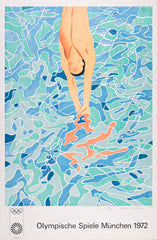 David Hockney Olympic Games Munich original signed in pencil