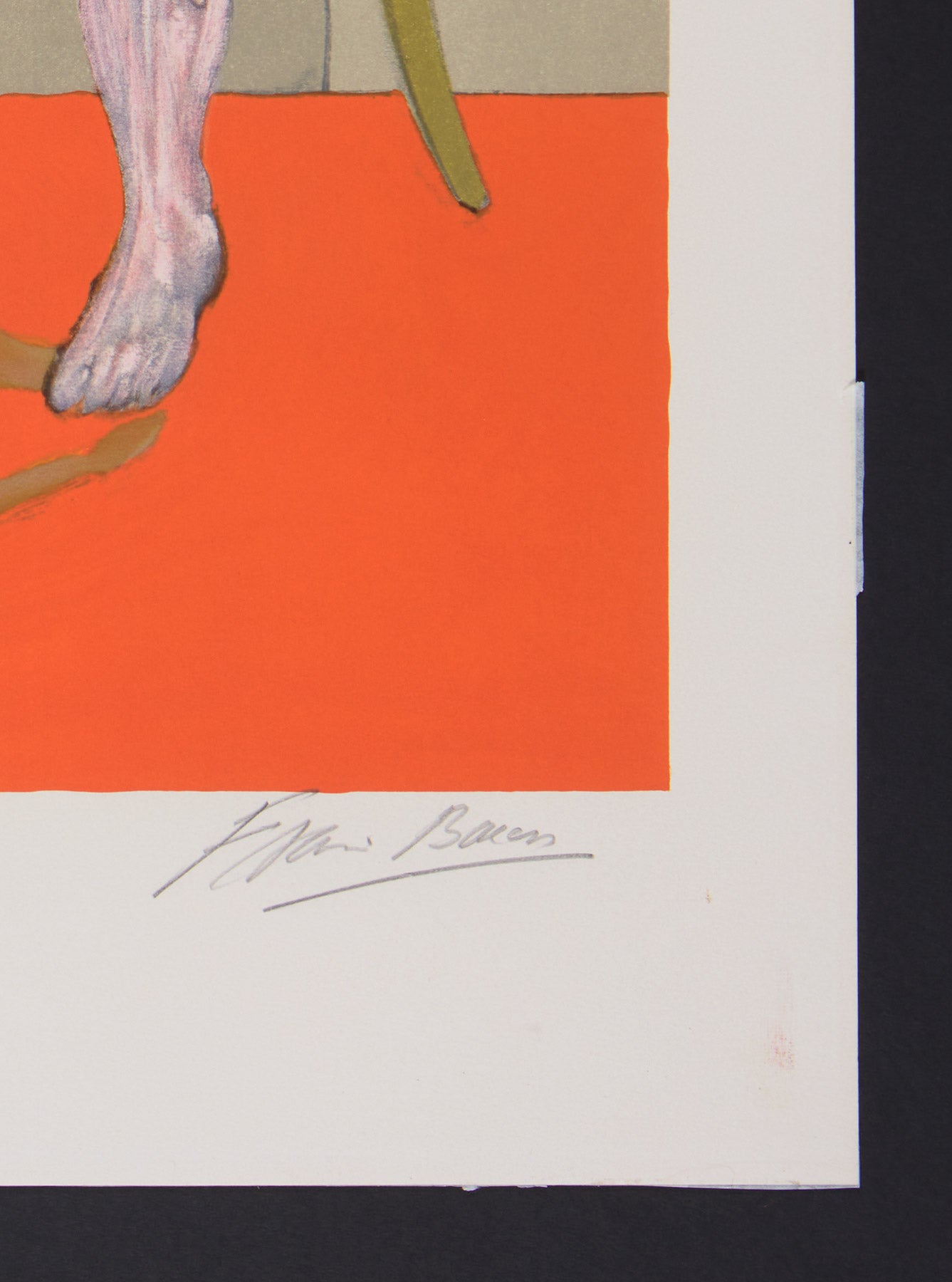 Francis Bacon: Triptych 1983 Right Hand Panel, Signed Print ...
