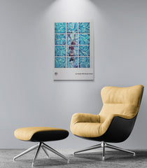 Hockney polaroid swimmer poster