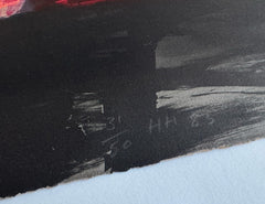 Howard Hodgkin signature on original print 