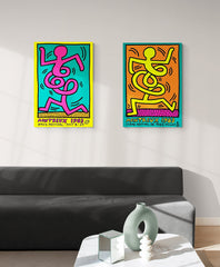 keith Haring prints in situ