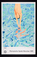 Olympic Games Munich original signed in pencil David Hockney 