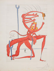 Salvador DaliFigure Rouge from Quevedo