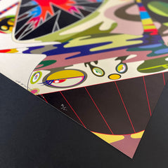 Murakami signature on print