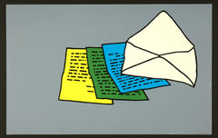 The LEtter by patrick caulfield print