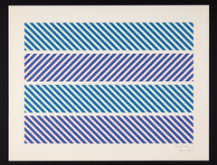 Judith Riley Autograph Bridget Riley Untitled from Rothko Portfolio, Signed Print (1973 ...