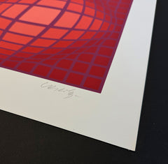 Victor Vasarely signed in pencil
