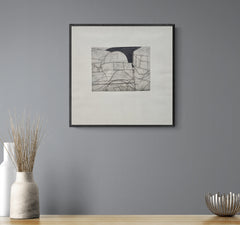 Ben Nicholson etching on wall