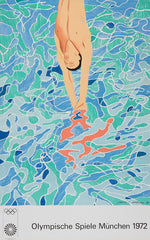 David Hockney Diver Olympic Games Munich