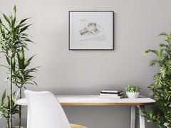 Hockney Constable signed wall