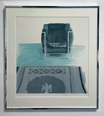 Corbusier Chair and Rug (framed)
