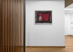 Howard hodgkin painting in office