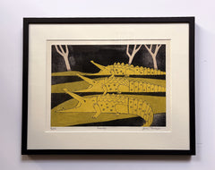 julian-trevelyan-crocodiles-framed