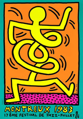 Keith Haring Montreux Jazz  Poster