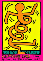 Keith Haring Montreux 1983 Poster
