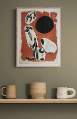 Miro framed print in situ