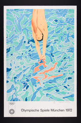 Olympic Games Munich original signed in pencil David Hockney 
