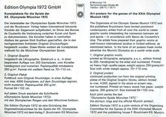 Olympic Games posters information sheet