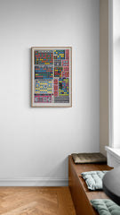 Paolozzi computer print on wall