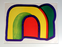  Arch Composition with Red Howard Hodgkin