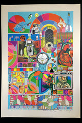 BASH blue Paolozzi screenprint