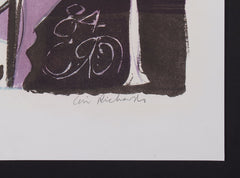 Ceri Richards signed lithograph